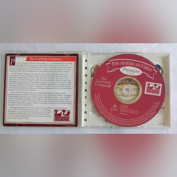 The American Girls Premiere 2nd Edition Education Video Game for Windows PC - Picture 3 of 11